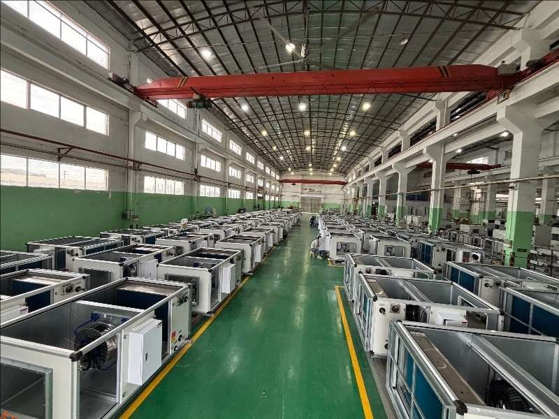 Hệ thống làm mát luồng không khí Ahu đặt trên sàn ngang cho các tòa nhà công nghiệp